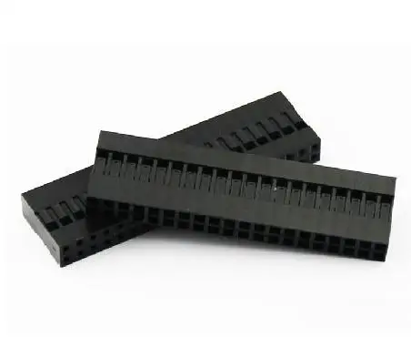 

Dupont Plastic Shell 2.54mm Single /Double Row Dupont Connector 2*1P/2P/3P/4P/5P/6P/7P/8P/9P/10P/15P/20Pin Housing Resistor