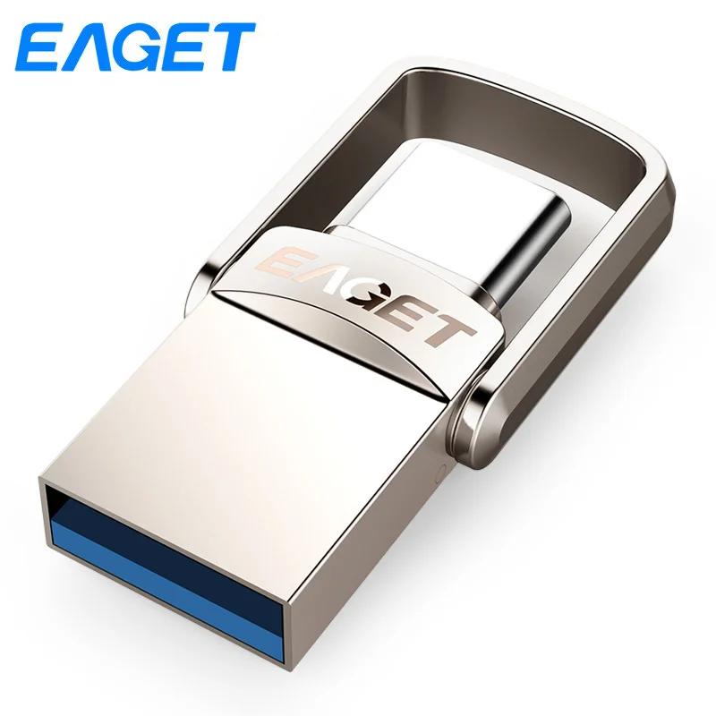 USB флеш накопитель Eaget CU20 16 ГБ 32 64 Usb 3 0 Тип C|USB флэш-накопители| |