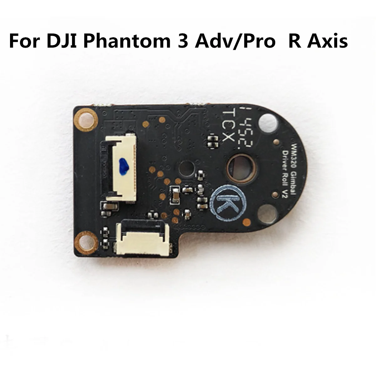 Светло-серый Рулон двигателя ESC чип монтажная плата для DJI Phantom 3 Sta/SE/Adv/Pro R ось P ось Ремонт Запчасти для DJI Phantom 3 Аксессуары - Цвет: Светло-серый