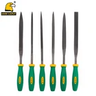 Набор пилок с иглами для заточки камня, дерева, резьбы по дереву, ювелирных изделий, инструменты для шлифовки, 6 шт.компл., 140160180 мм