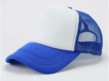 

2017 Baby Baseball Caps Summer Girls Boys Blank Foam Mesh Hats for 3-8 Years Old