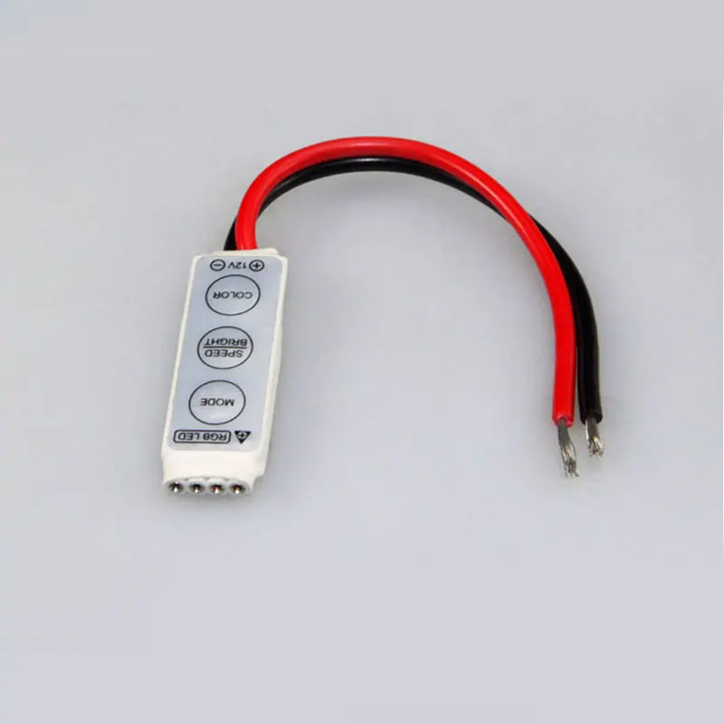 Свет с RGB красочные огни мини контроллер легче миниатюрными Multi Mode Lights Диммер 12