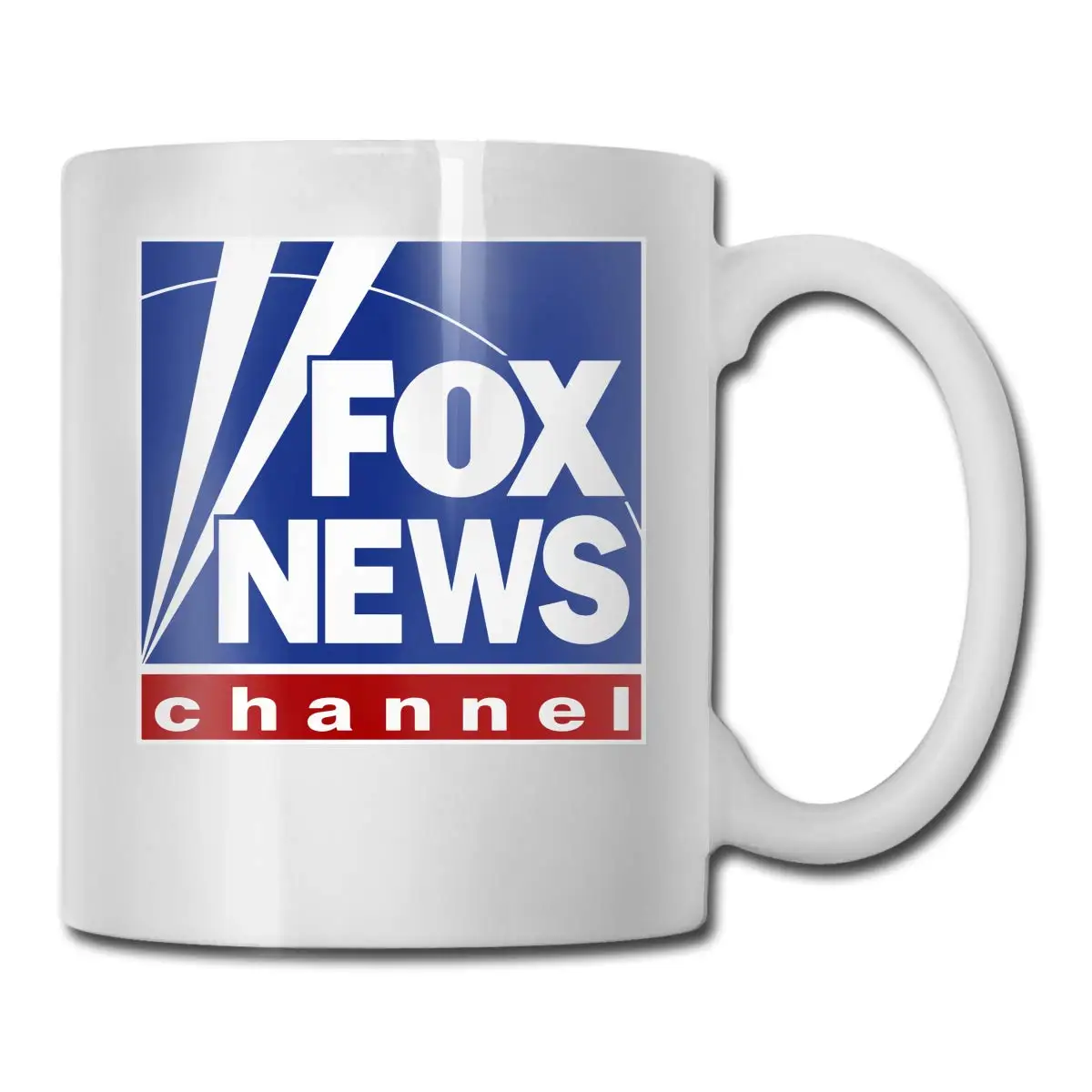 Крутая кофейная кружка с логотипом канала Fox News уникальная керамическая