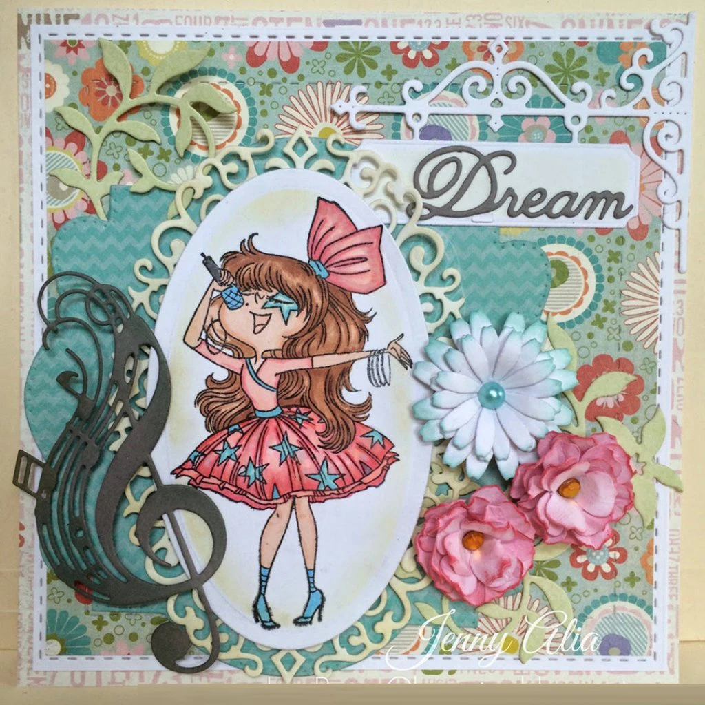 Metal Cutting Dies Music Tune for DIY Scrapbooking Decorations Craft Die Cut Paper Card Making Stencil New