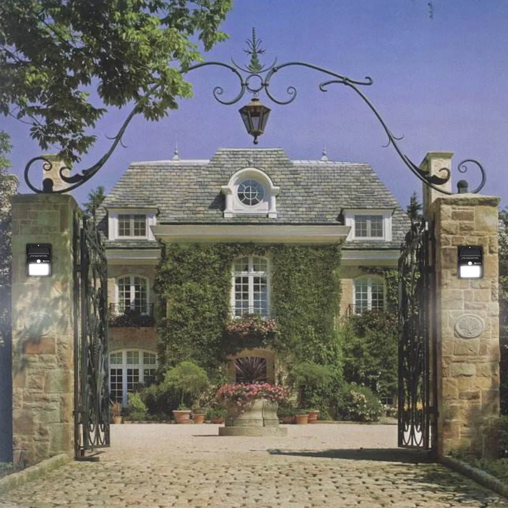 

Solar Powered Solar Light 20 LED Waterproof Sense Light Infrared Sensors Lamp Outdoor Fence Garden Pathway Wall Light For Patio