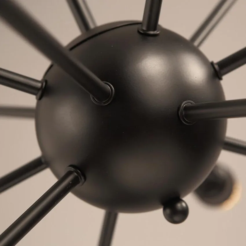 Винтажная подвесная люстра в форме крытый светильник ing железный подвесной