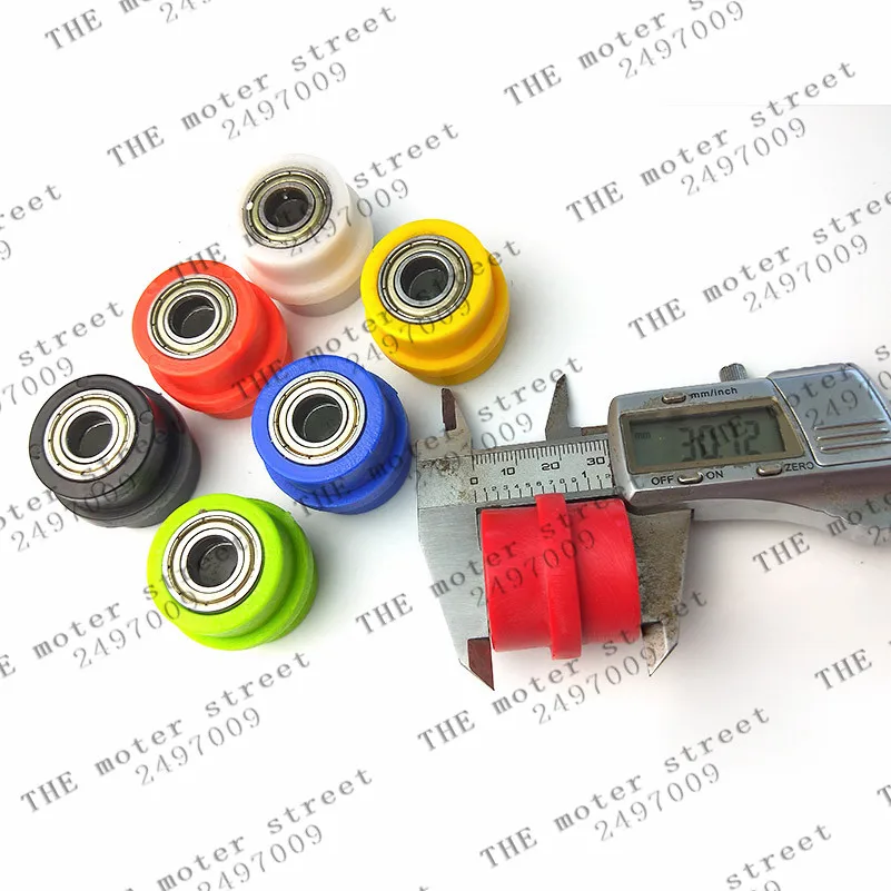 7 цветов 8 мм 10 направляющие звездочки роликовый шкив натяжитель колеса