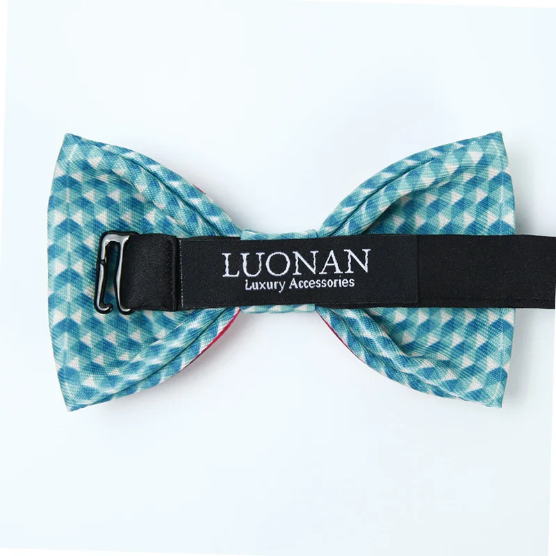 Men's bow tie blue rose red checkered shark original print bowknot groom wedding fun gift box |