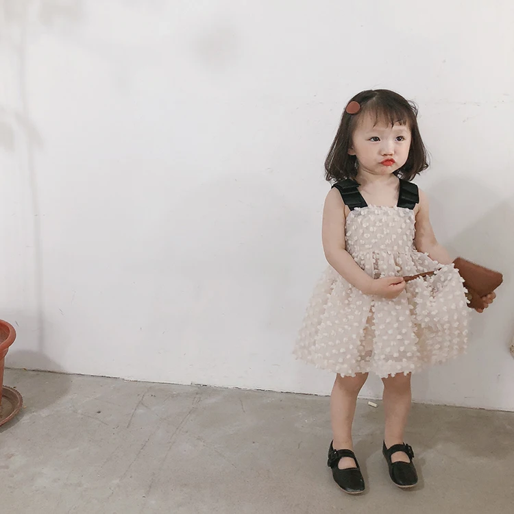 New Summer Kids Clothes Suspenders Dresses Baby Girls Princess Party Dress Sleeveless Costumes Girls Dress