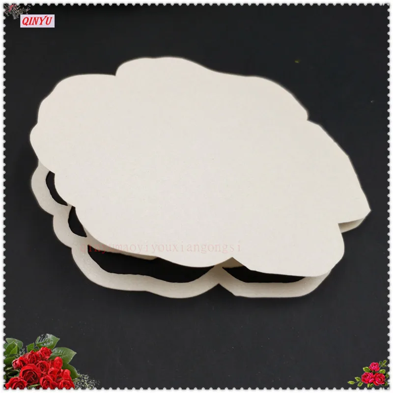 100 шт. в форме розы сделай сам место эскорт стакан для вина бумажная карта