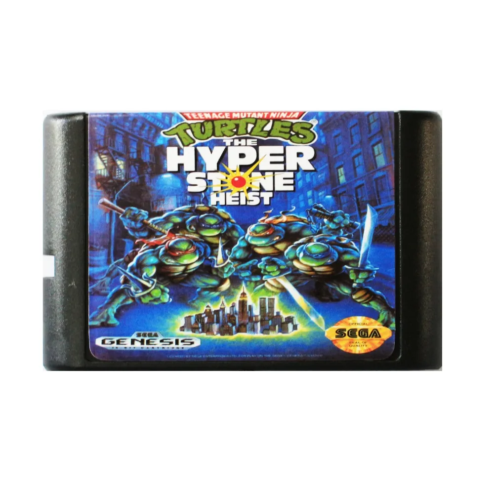Игра черепахи Hyperstone Heist 16 бит MD карта для Sega Mega Drive SEGA Genesis|Картриджи| |