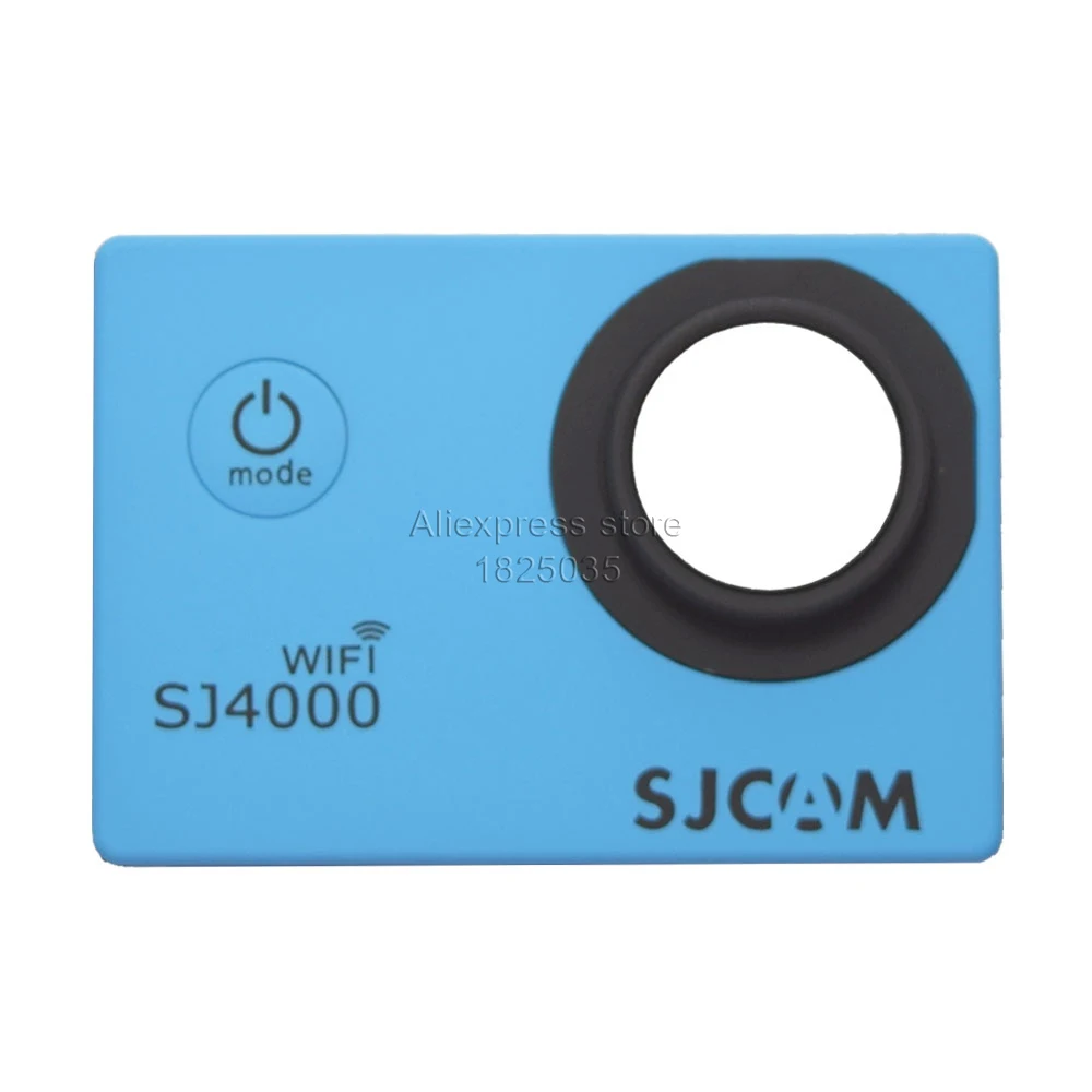 Синий цвет SJCAM SJ4000 Wifi части пластиковый материал Передняя панель чехол для SJ 4000 Wifi новая версия Спортивная экшн видеокамера - Цвет: Синий цвет