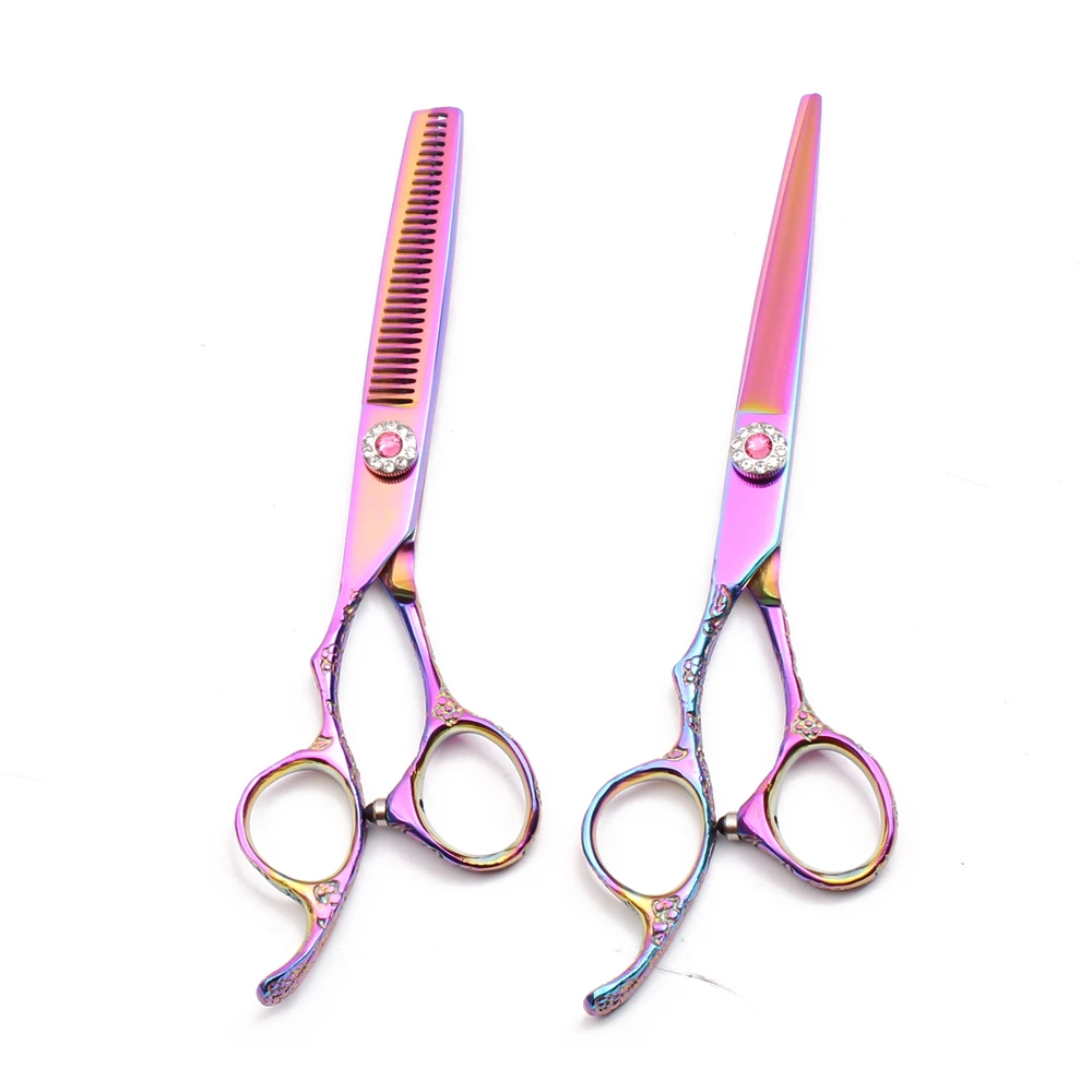 50Pcs Left Hand 5.5&quot Customized Logo 440C Wholesale Hairdresser's Scissors Thinning Shears Cutting Hair C8002 | Красота и