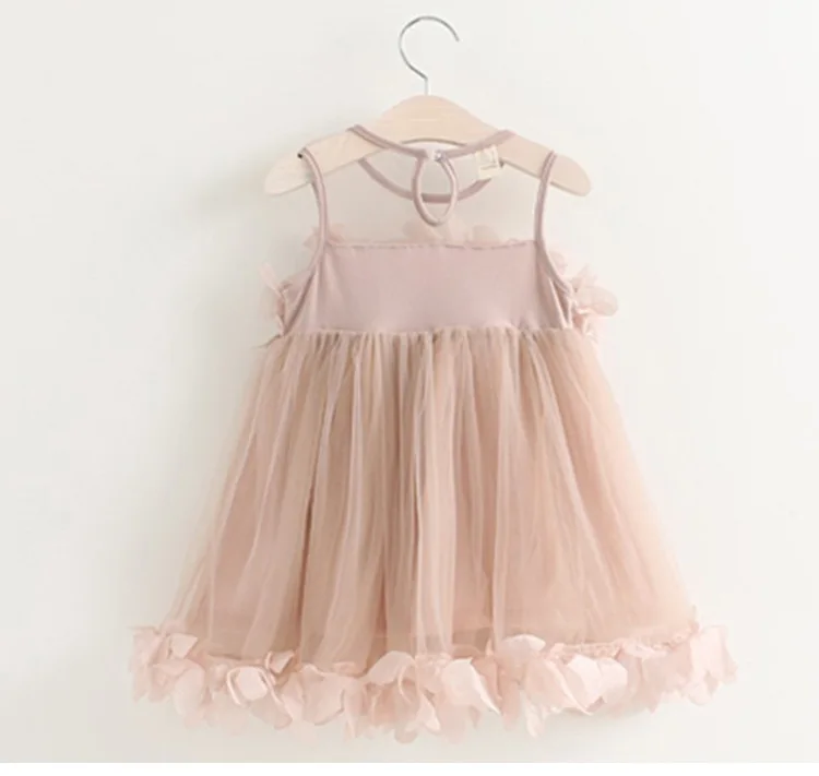 Vieeolove Girl Dress Flower Kids Clothing 2018 Summer Fashion Sleeveless Vest Lace Tutu Princess EE-393 | Детская одежда и обувь