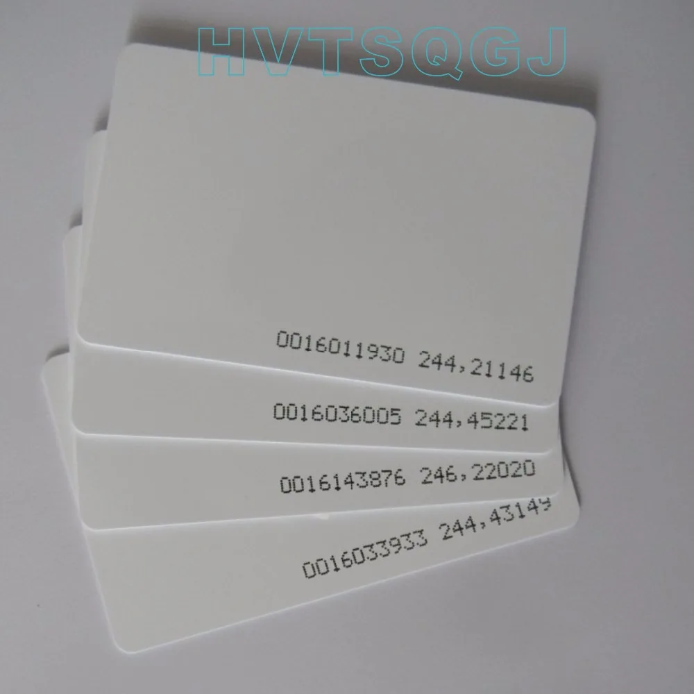 500pcs blank ID 125khz PVC card