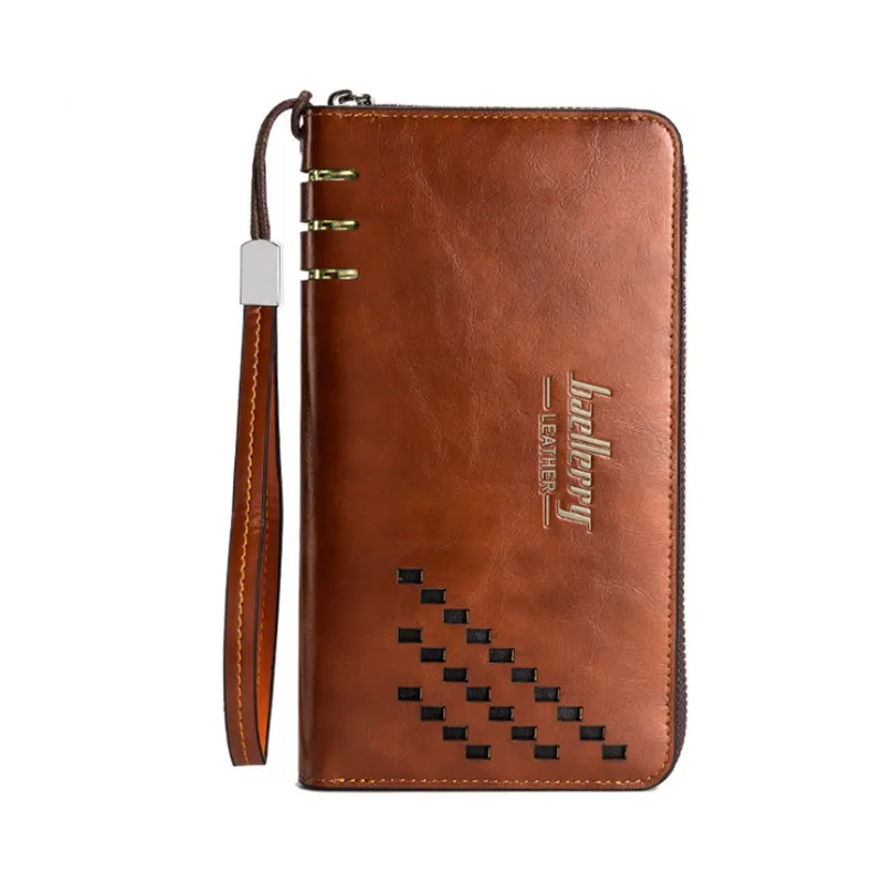 2018 Новое поступление Для мужчин Женские Кошельки бренд Дизайн на молнии клатч