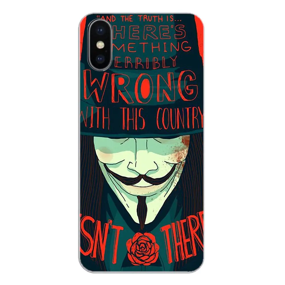 Силиконовый чехол для телефона Guy Fawkes Anonymous Mask V Vendetta Motorola Moto X4 E4 E5 G5 G5S G6 Z Z3 G3 C Play Plus |