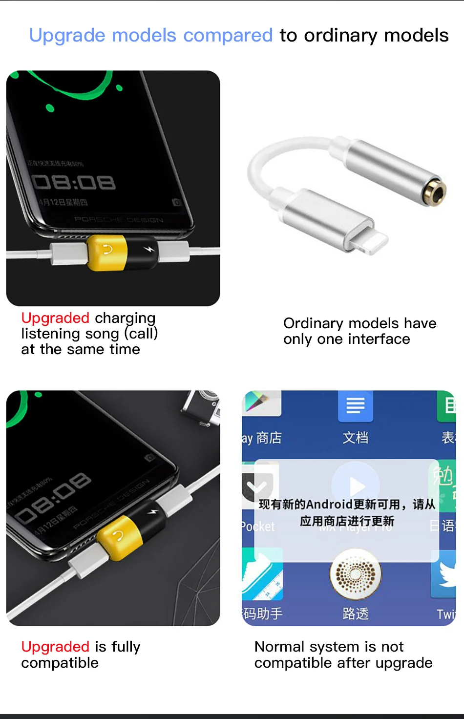 Адаптер ACCEZZ Dual type C для huawei P10 P20 samsung type-C до 3,5 мм наушники аудио зарядка прослушивание разветвитель AUX разъем