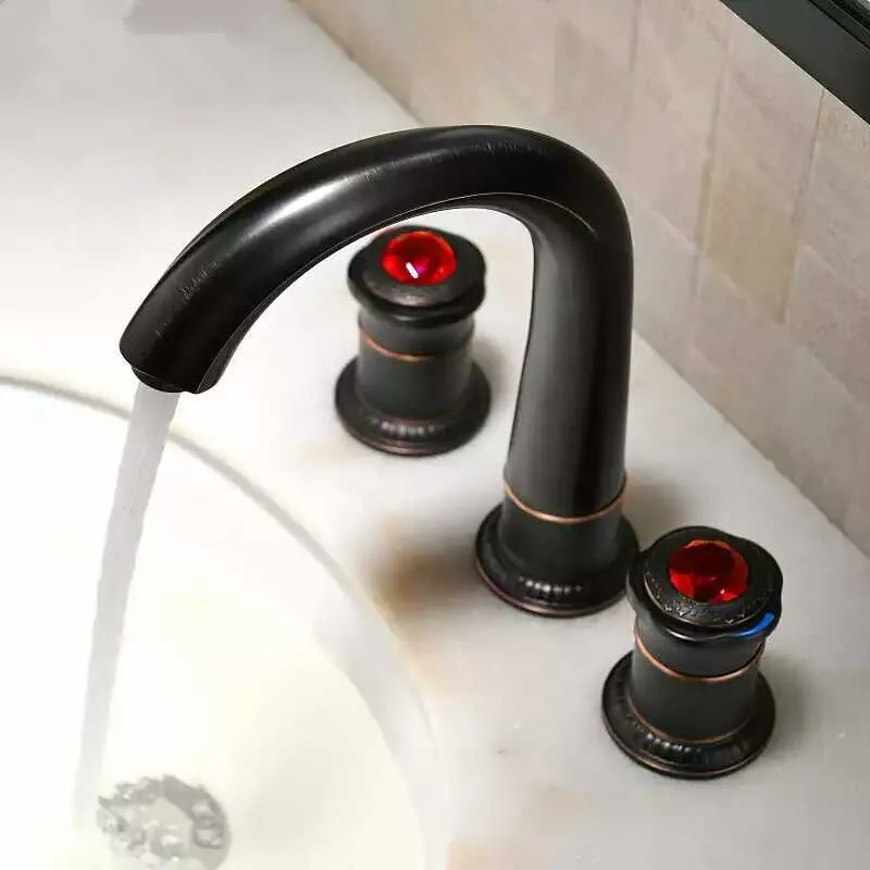 Роскошный латунный Смеситель для ванной комнаты с масляным напылением|Смесители