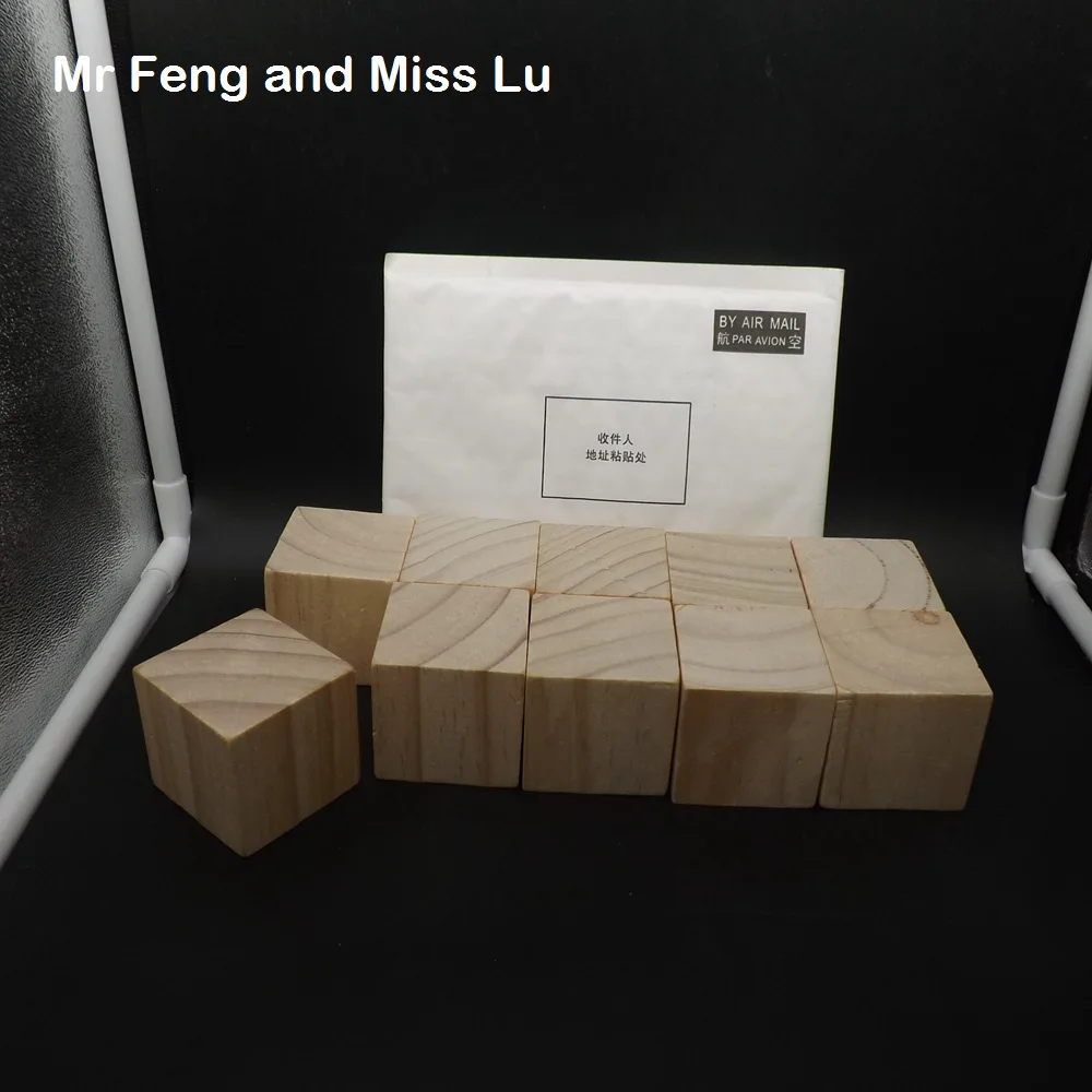 10 шт. деревянные кубики 5 см|Блочные конструкторы| |