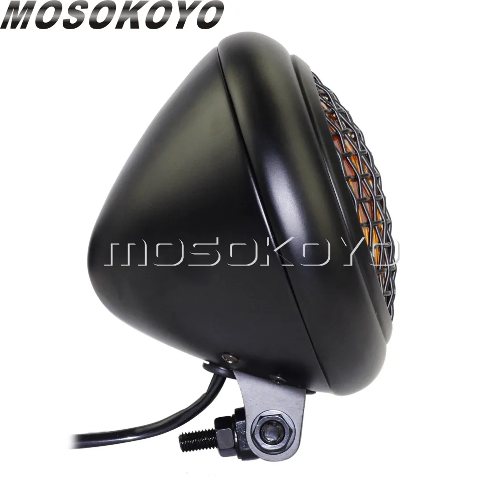 Черная янтарная решетка радиатора 6 5 дюйма винтажная фара на заказ передняя с