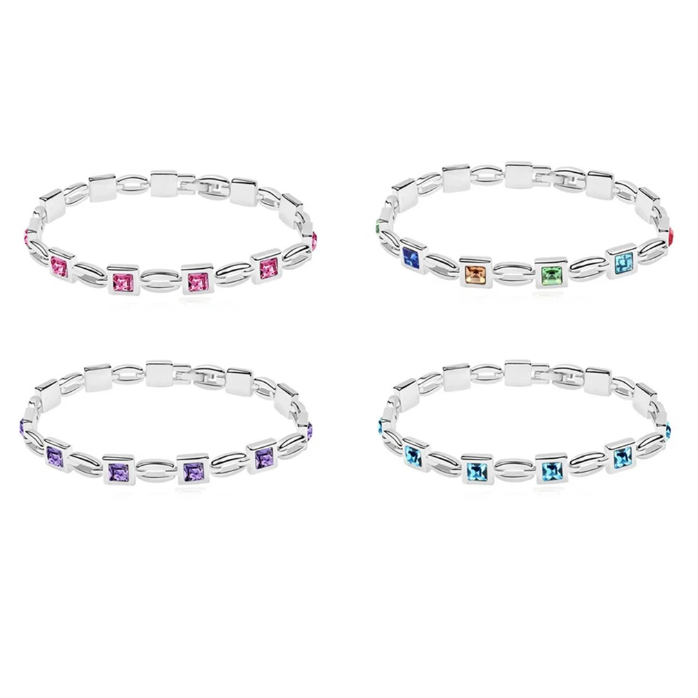 Модный очаровательный Хрустальный Браслет элегантные ювелирные изделия