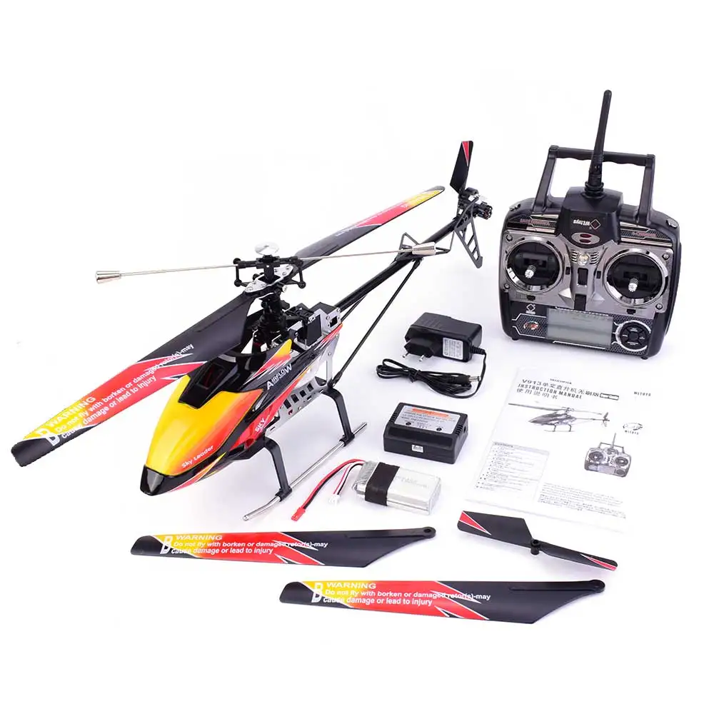 Wltoys V913 матовый 2,4G 4CH с одним лезвием RC Вертолет Самолет RTF RC самолет детская игрушка
