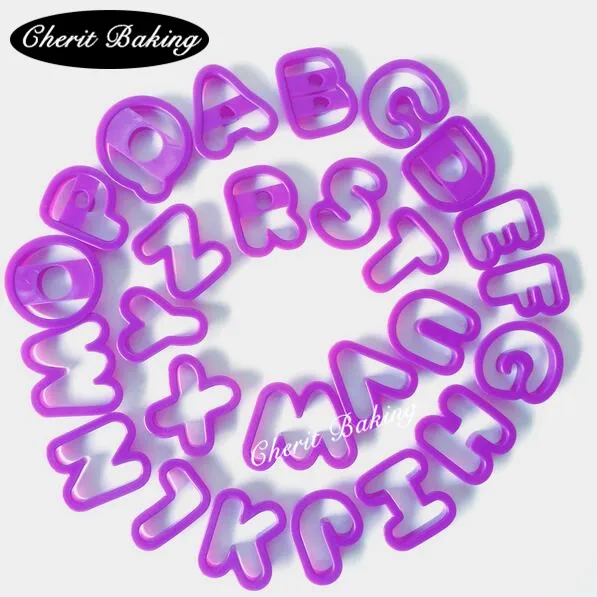 Новый алфавит цифры резак зеркальные буквы формочки для печенья пресс форма|cake