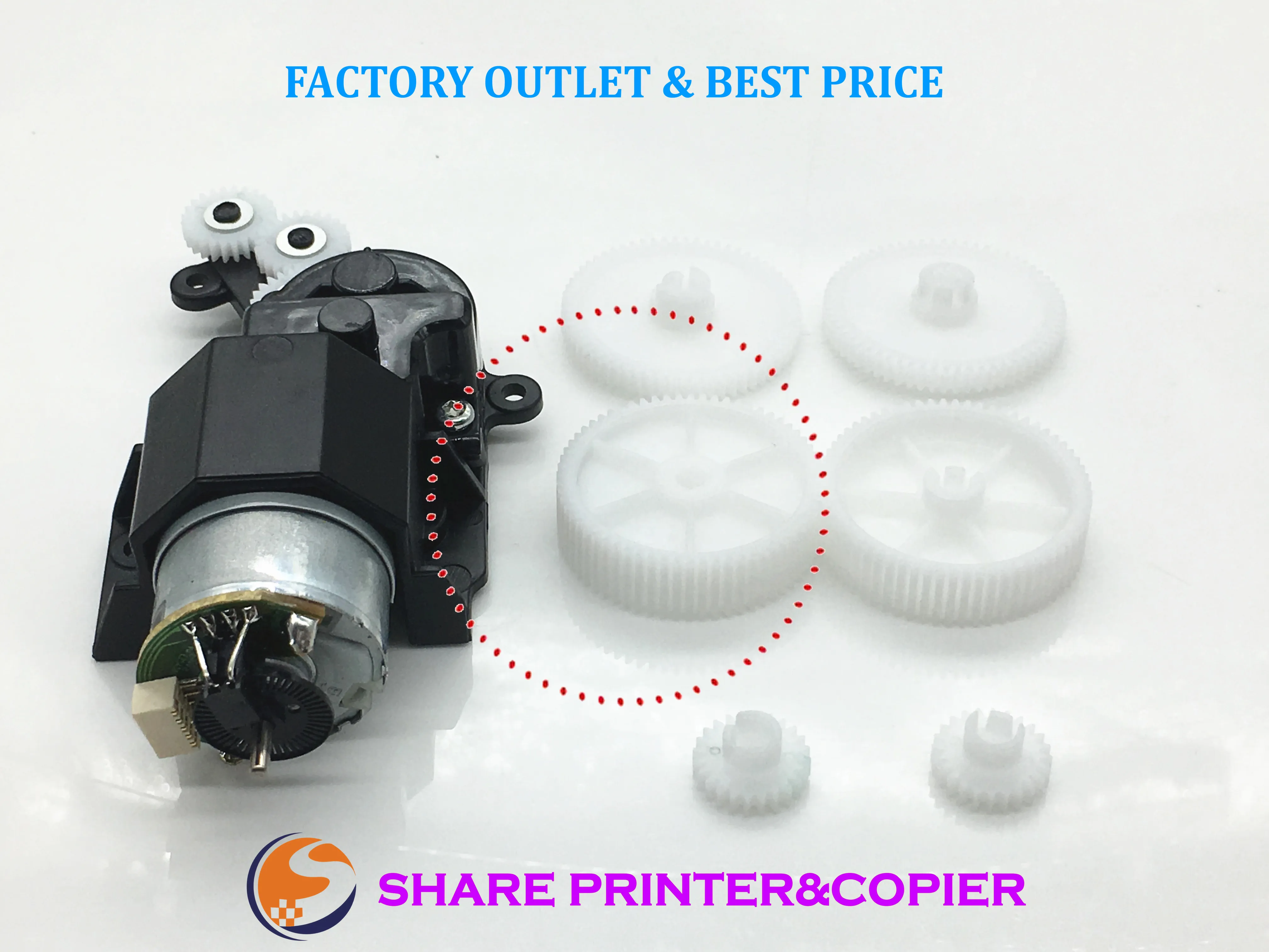 SAHRE новый двигатель Starwheel в сборе для HP T610 T770 T790 T1100 T2300 Z3100 Z2100 Z3200 795|Детали принтера|