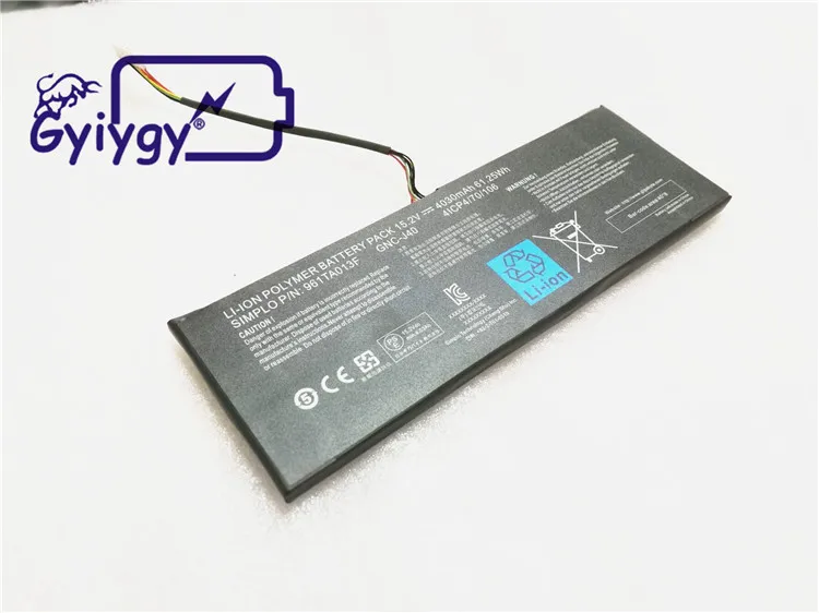 15 2 V 4030 мА/ч 61.25Wh ноутбук замена Батарея GNC-J40 961TA013F для GIGABYTE P34F P34G P34K P34W V2 V3 V5 V7 серии |