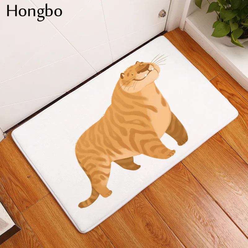 Домашний коврик Hongbo для занятий йогой мультяшный закругленный симпатичный
