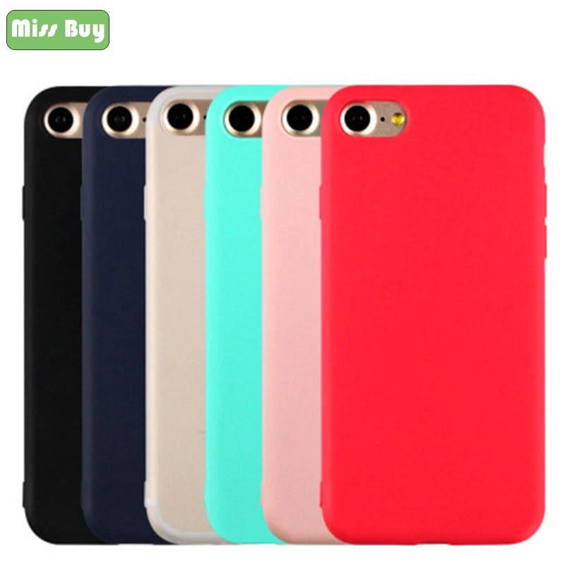 Missbuy модный карамельный цвет матовый ТПУ чехол для телефона s iPhone 7 8 6 6s Plus 5 5S SE X |
