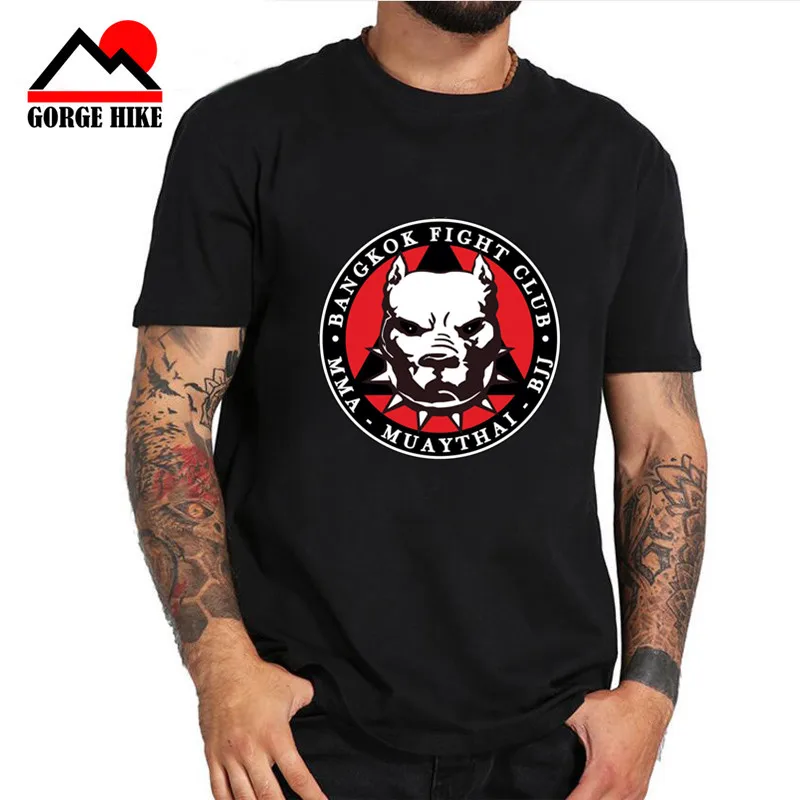 Мужские повседневные футболки с животным принтом MMA BJJ Kongfu Muay Thai Wrestler мужские