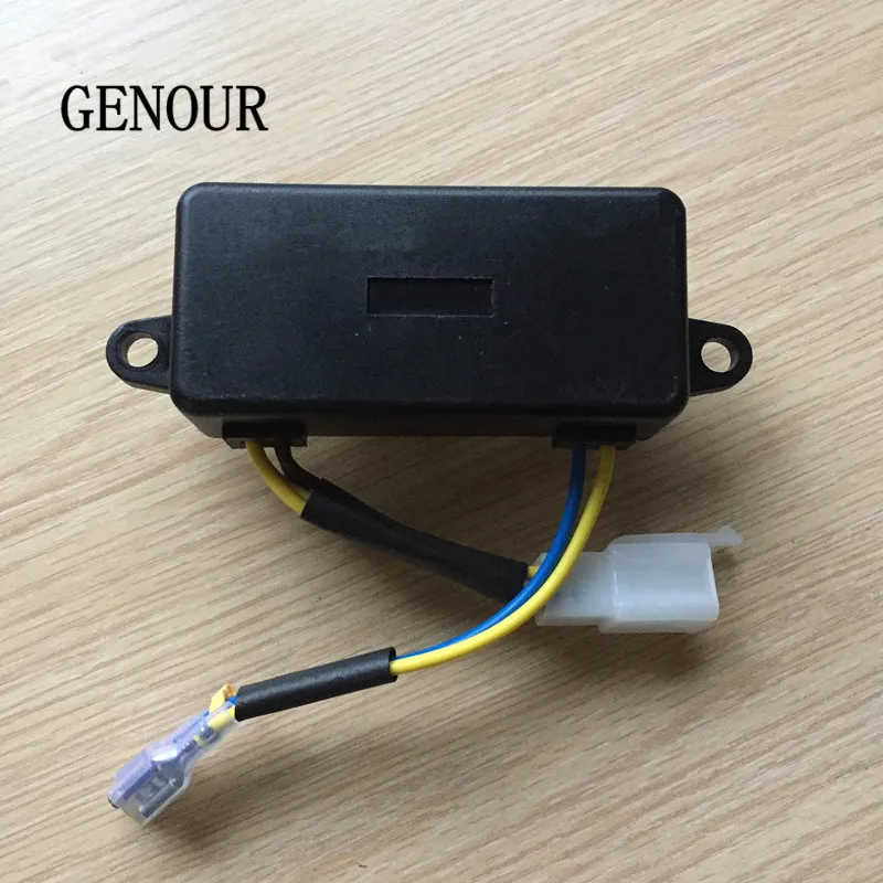 2.8KW генератор AVR Для бензиновый генератор 2KW 2.8KW 168F 170F, с переключением между дальним и фазовый АРН автоматический Напряжение Регулятор выпрямителя 250V 330 мкФ