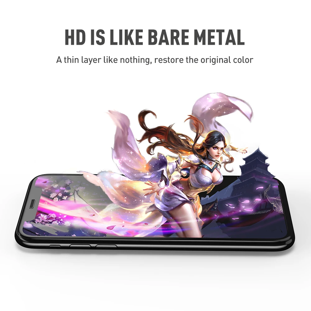KEYSION 3D full coverage tempered glass for iphone XS Max film screen protector protective 9H iPhone XR | Мобильные телефоны и