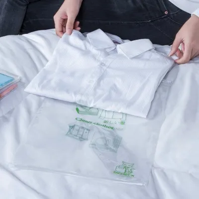 

BF050 Transparent clothing storage bag Waterproof PVC storage bag 39*28cm free shipping