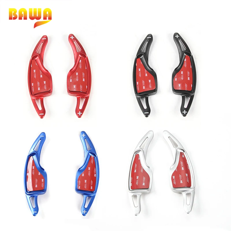 

BAWA Car Steering Wheel Shift Paddle Decoration ABS Interior Accessories Stickers For Chevrolet Camaro 2017 Up Car Styling