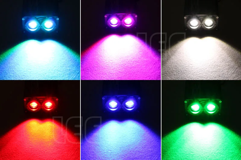 32 Вт RGB светодиодный волоконно-оптический драйвер двигателя двойной светильник головки источника RF сенсорный пульт дистанционного управления для всех волоконно-оптический кабель светильник ing