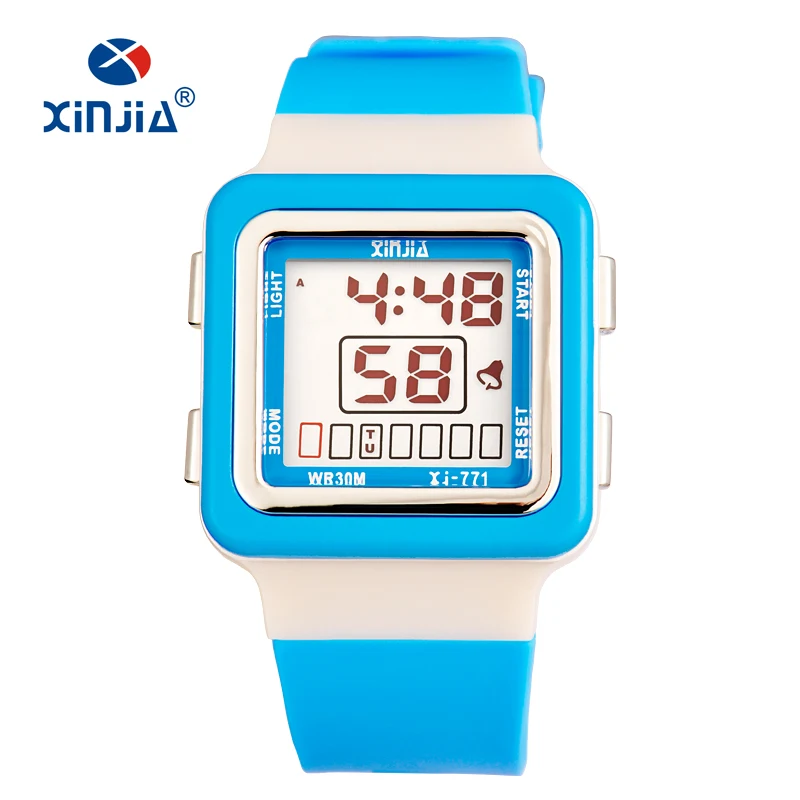 Горячие синьцзя модные женские туфли Спортивные часы Водонепроницаемый 30 м дамы