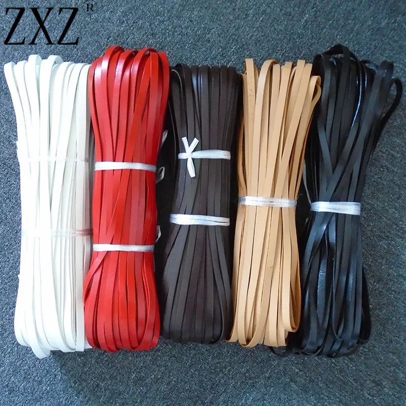 Шнур ZXZ из натуральной кожи для изготовления ювелирных изделий плоский шнур 10 х2