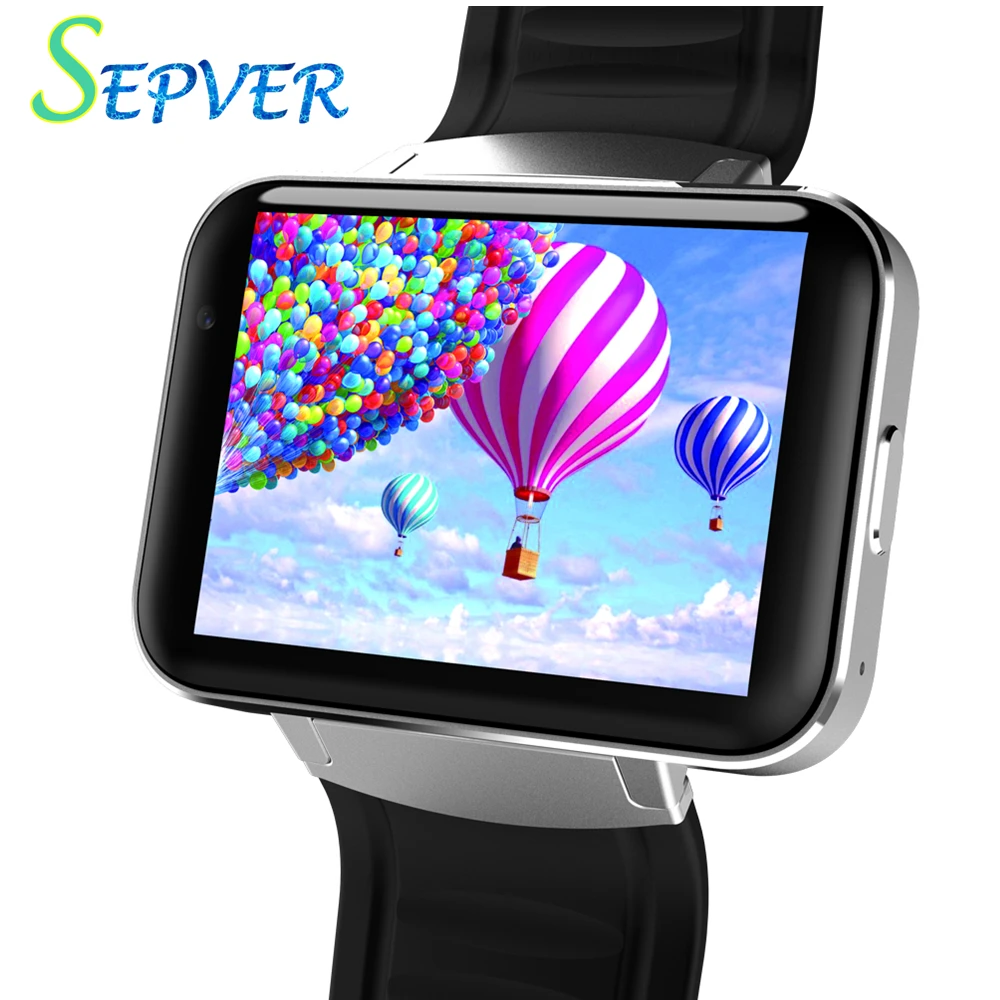 Sepver Новое поступление S06 Смарт часы Android 4.4 2.2 &quotIPS экран MTK6572 512 МБ + 4 ГБ SmartWatch с сим