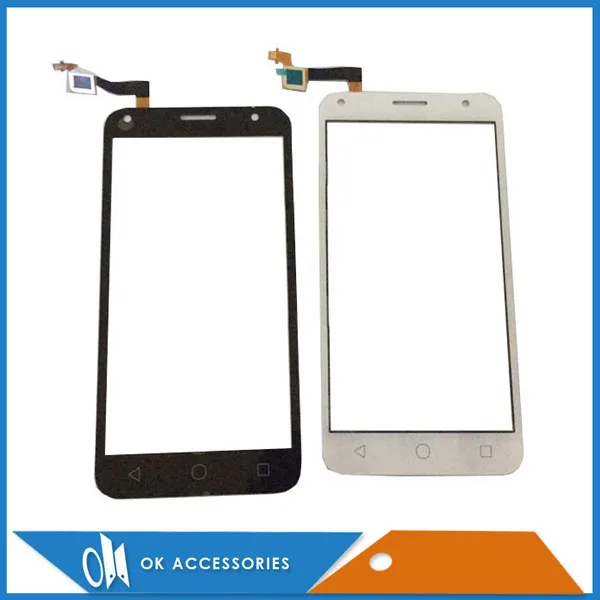 Дигитайзер сенсорного экрана для Alcatel Touch PIXI 4 5 0 OT 5010 OT5010 5010D 5010E черно белый цвет с