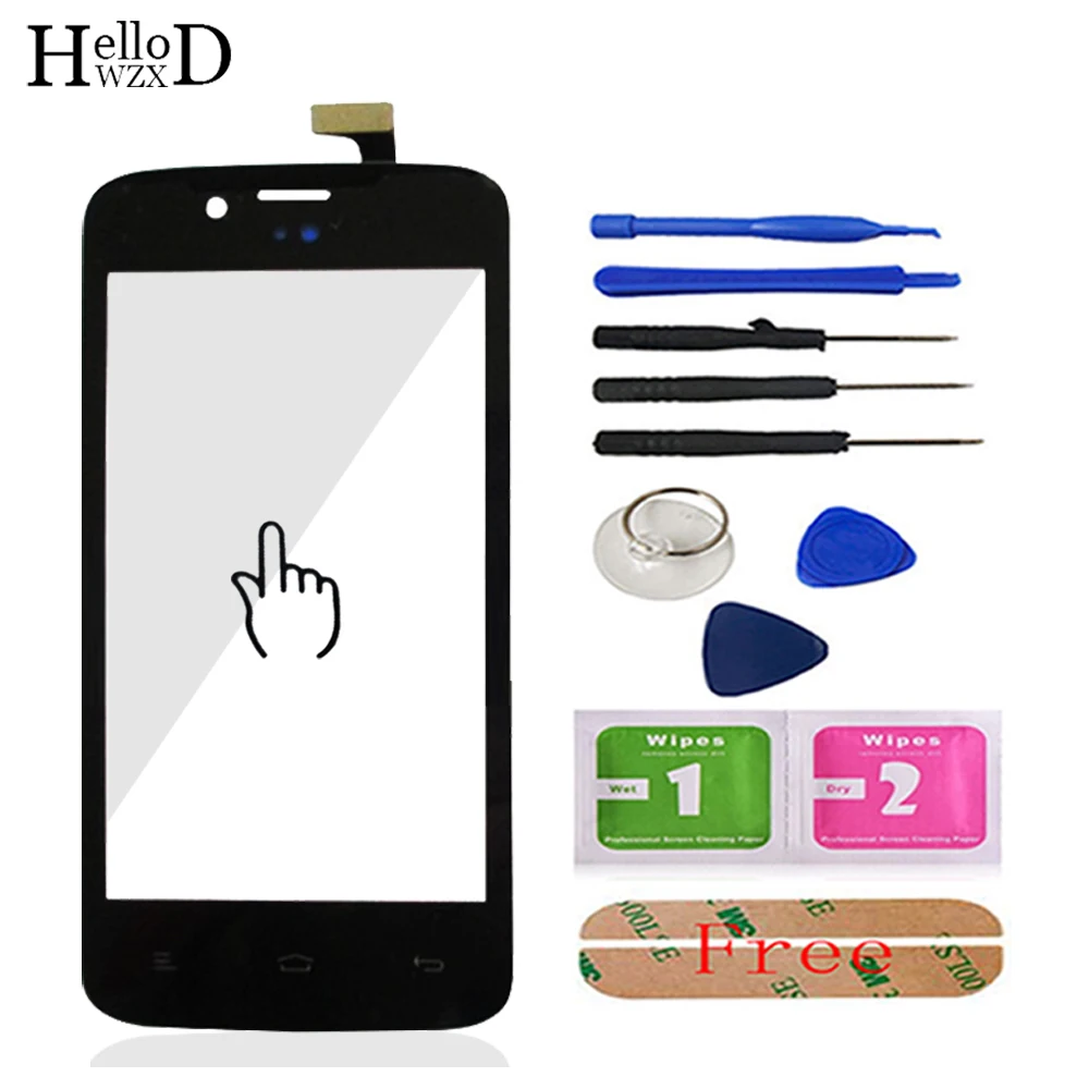 

Touch Screen For Fly IQ440 IQ 440 Touch Screen Digitizer Panel Front Glass Panel Lens Sensor Parts + Tools Adhesive