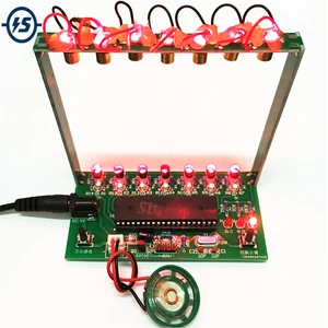 Набор для самостоятельной сборки C51 MCU Лазерная арфа набор для самостоятельной сборки набор для клавиатуры электронные детали 7 струн электронный набор для самостоятельной сборки технология пианино музыкальная шкатулка