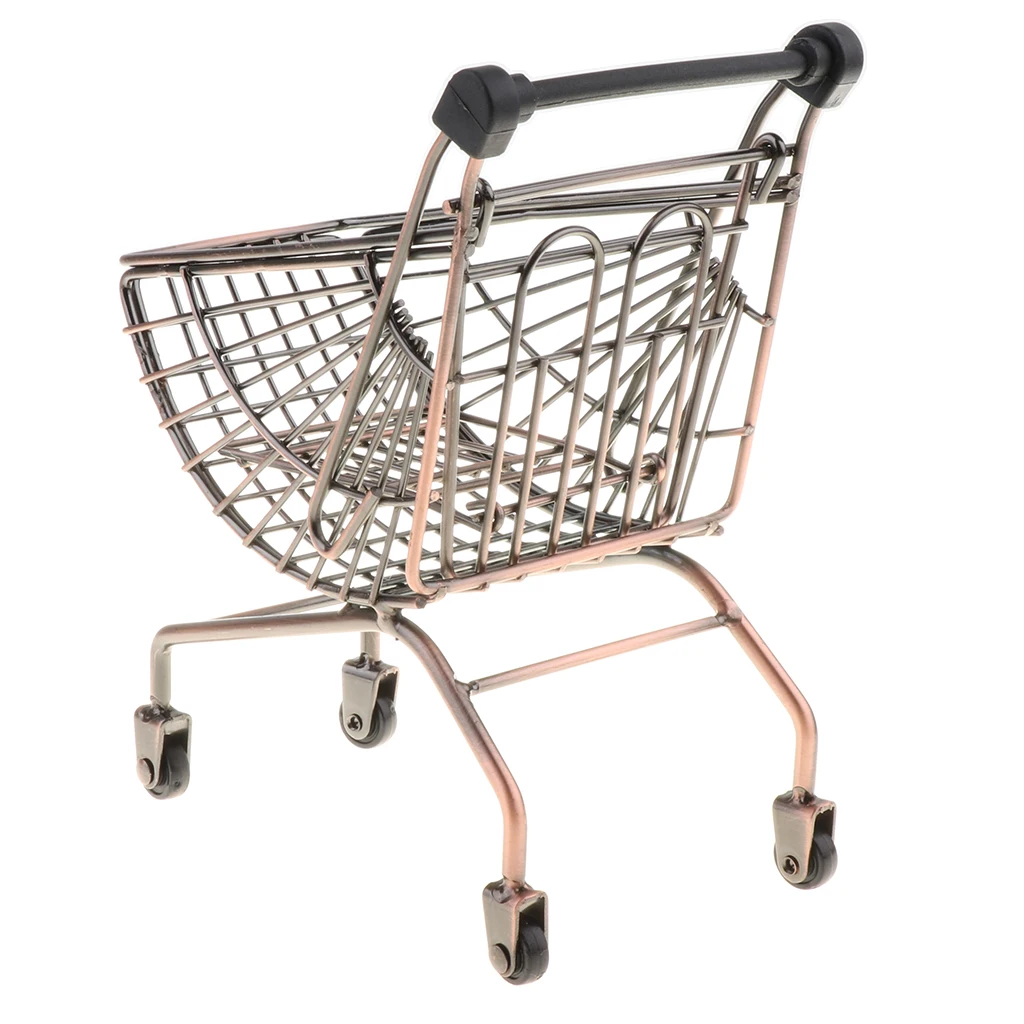 Металлическая тележка-тележка для супермаркета с ручкой покупок малышей/малышей