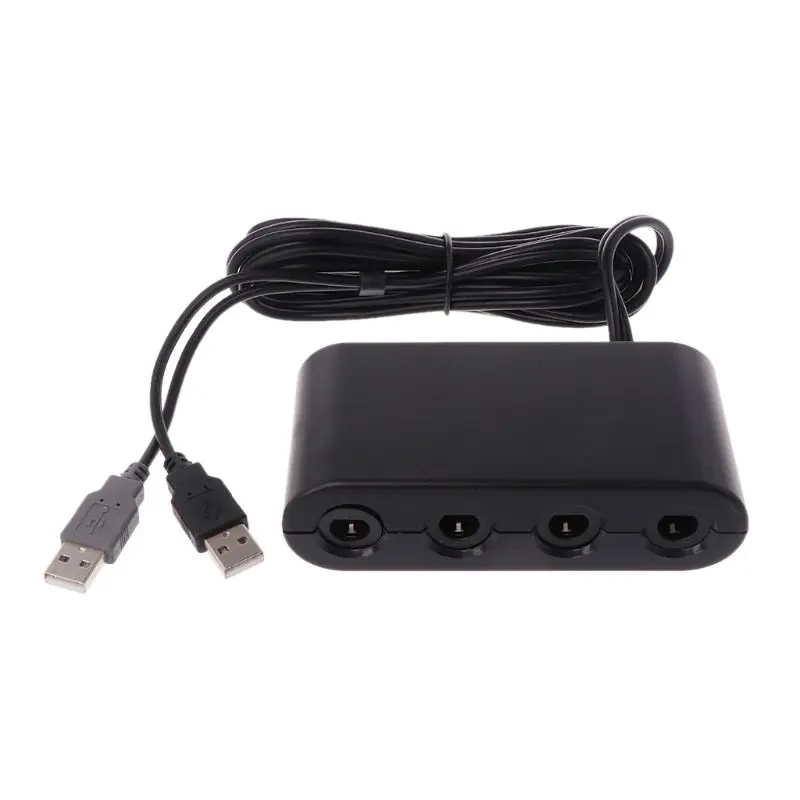 4 порта GC к WIIU PC переключатель для GameCube контроллеры USB адаптер конвертер Nintendo WiiU