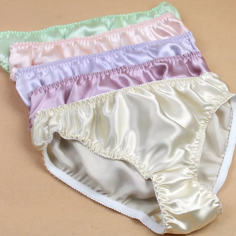 Трусики женские из шелка тутового шелкопряда 3 шт./лот|silk panties|mulberry silk pantiessilk briefs |