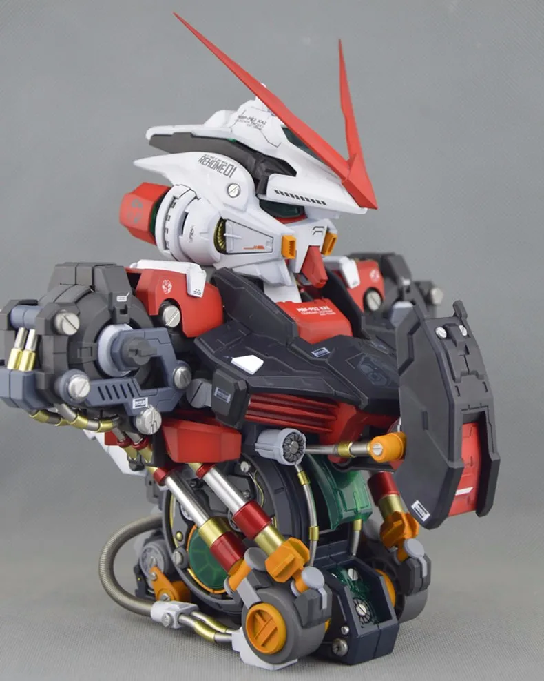 Аниме Модели собраны модели головы 1/35 Astray красная рамка Gundam MBF-P02 робот brinquedos головоломки фигурки Горячие Дети игрушка в подарок