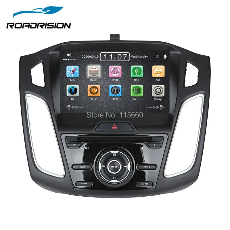 RoadRision 9 inchs автомобильный DVD стерео для Ford Focus 3 2012 2016 автоматическое радио GPS