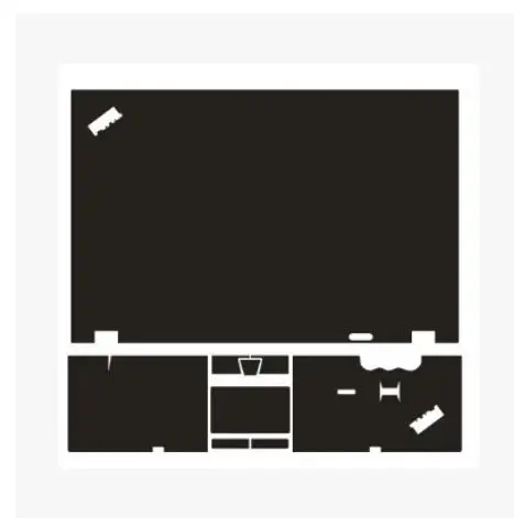 Специальные виниловые наклейки из углеродного волокна для ноутбука защитный